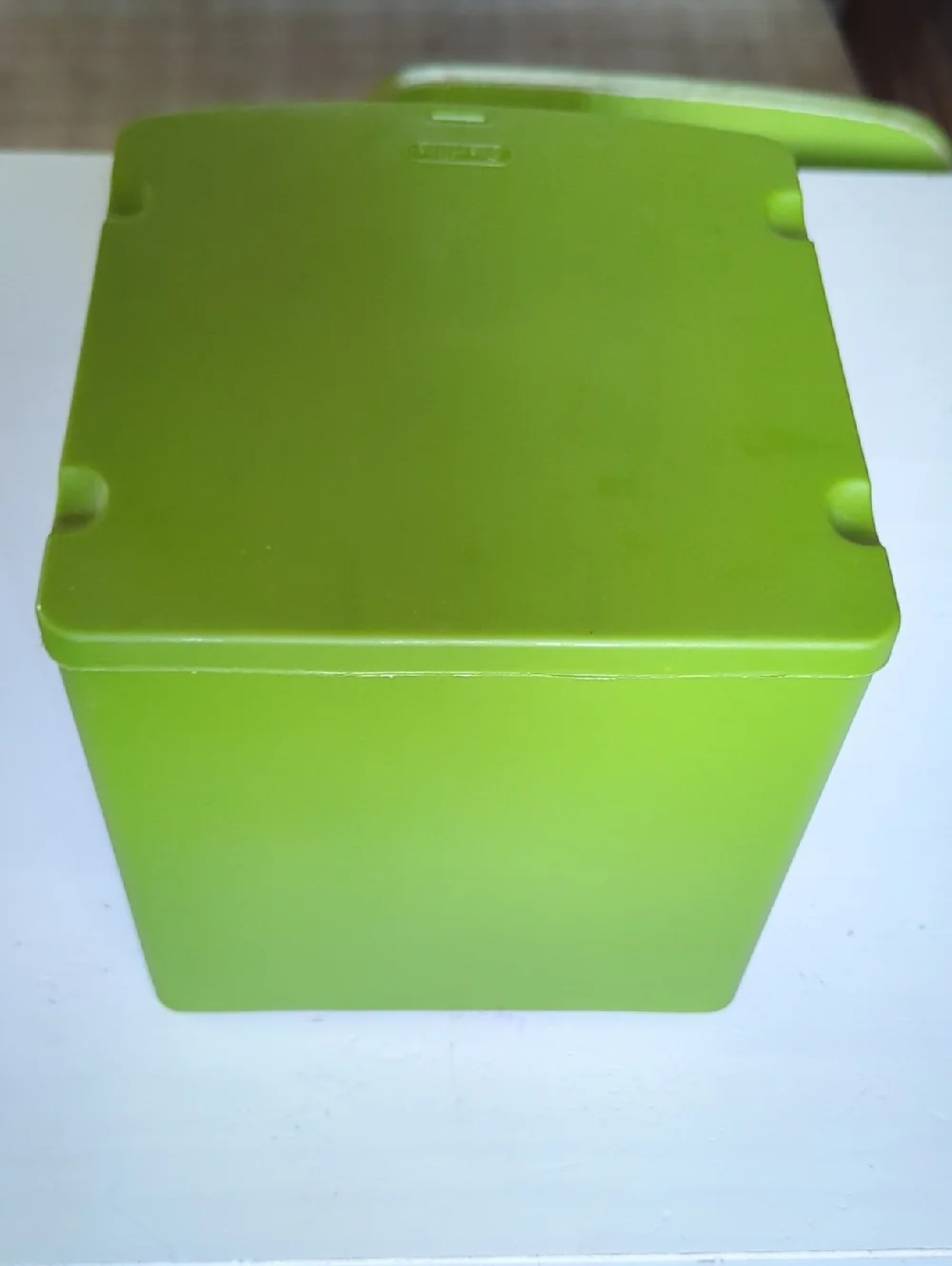 Sterilite 3-Drawer Compact Storage Desktop Organizer in Lime Green